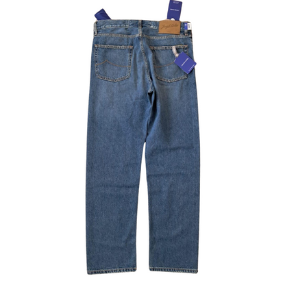 Jacob Cohën Sean Straight Fit Jeans (Blue) (New)
