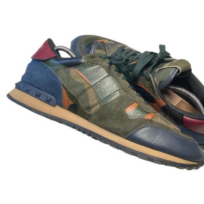 Valentino Garavani Rockrunner Sneakers (Khaki) 