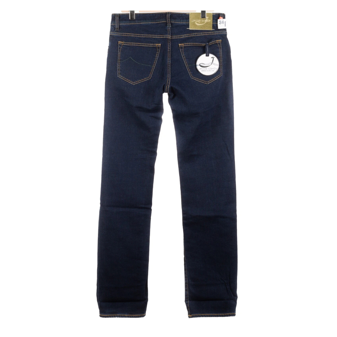 Jacob Cohën 620 Straight Fit Jeans (Navy) (New)