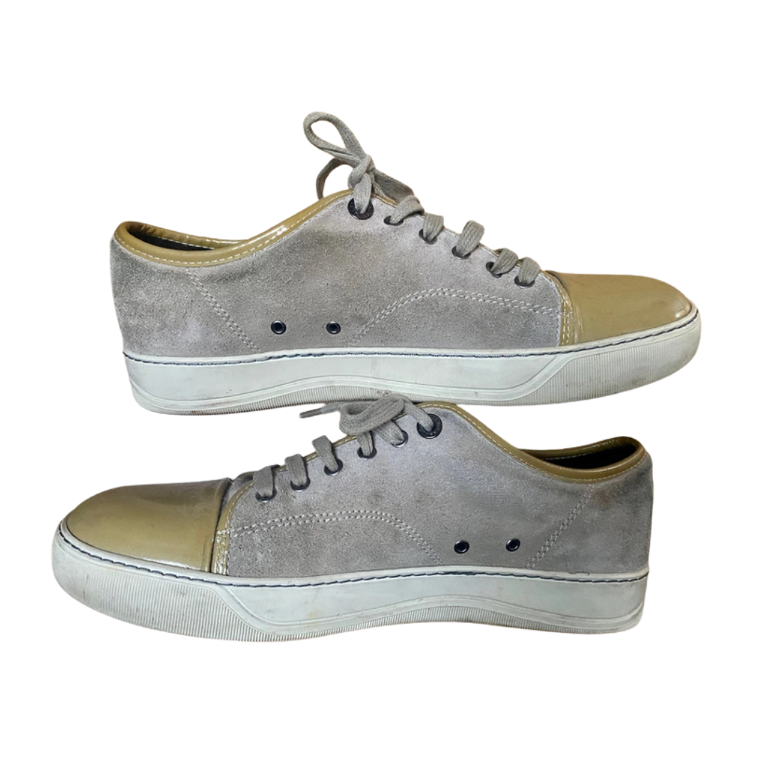 Lanvin Cap Toe Sneakers (Grey)
