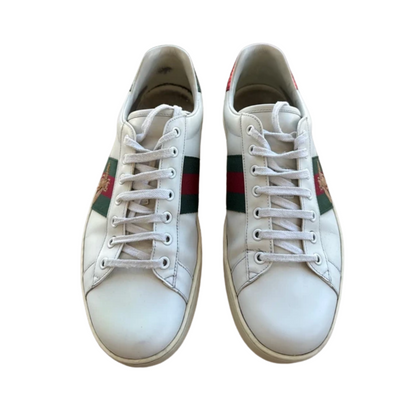 Gucci Ace Sneakers (White)