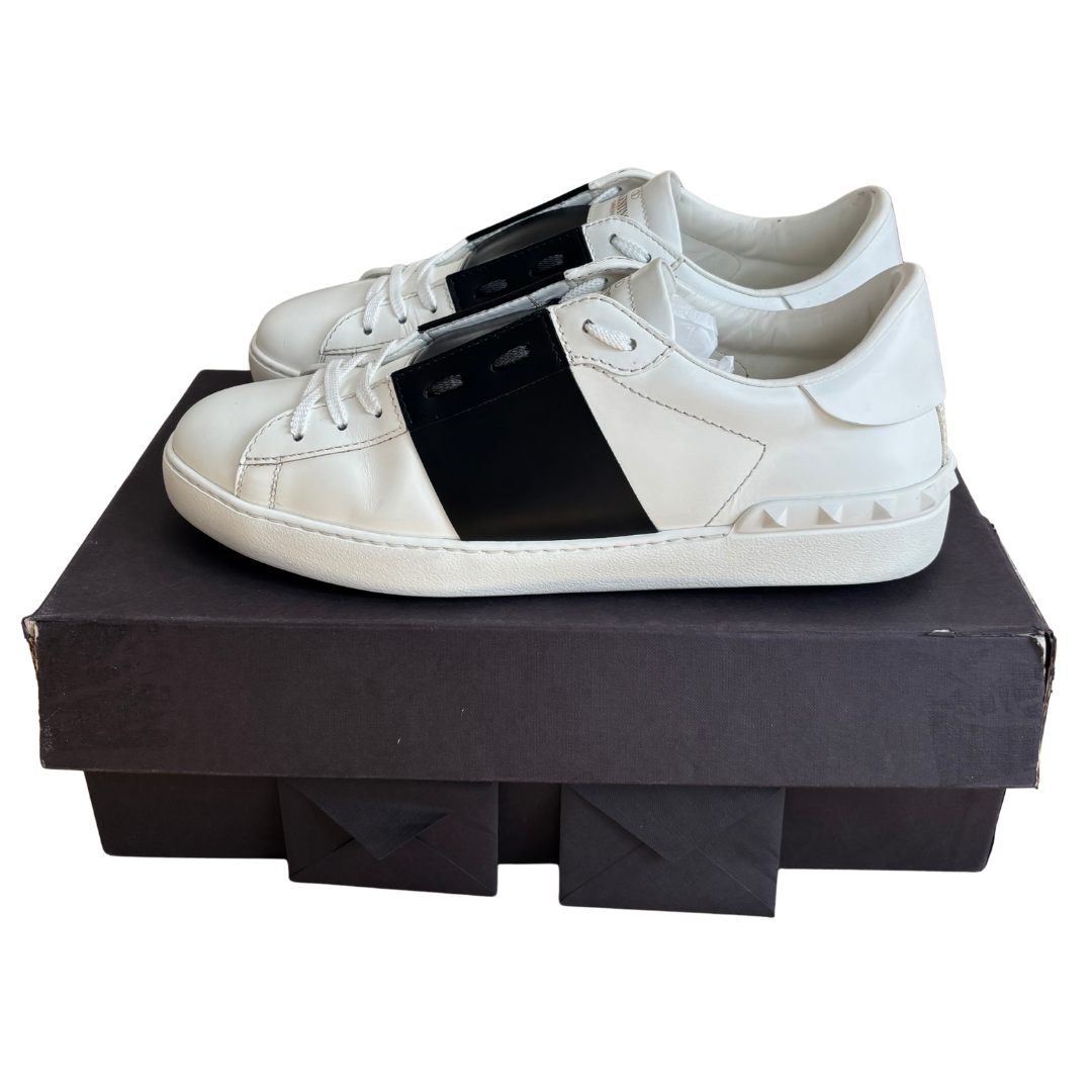 Valentino Garavani Open Sneakers (White Black)