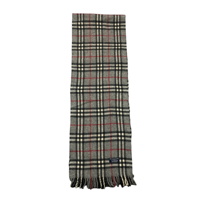 Burberry Scarf (Grey) (Vintage)