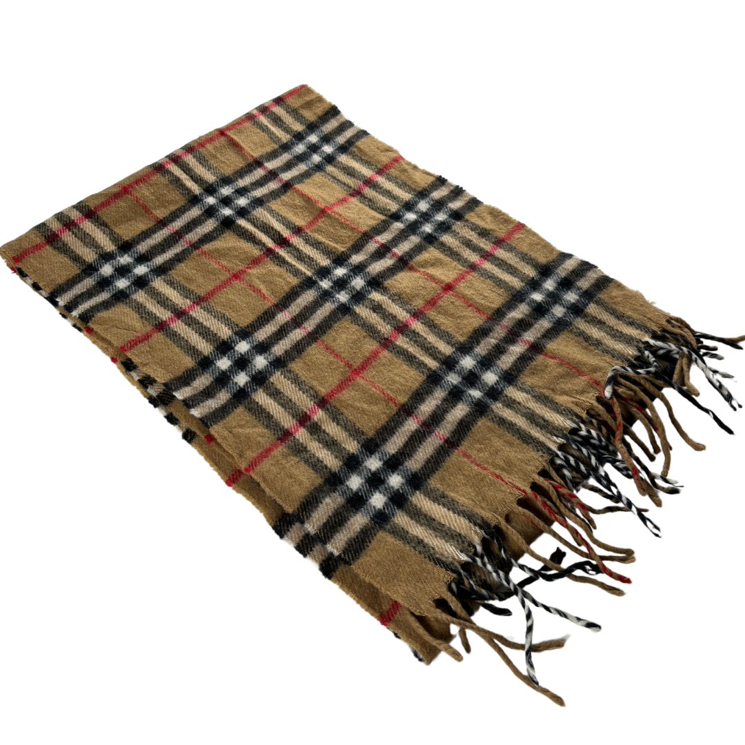 Burberry Scarf (Beige) (Vintage)