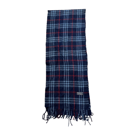 Burberry Scarf (Navy) (Vintage)