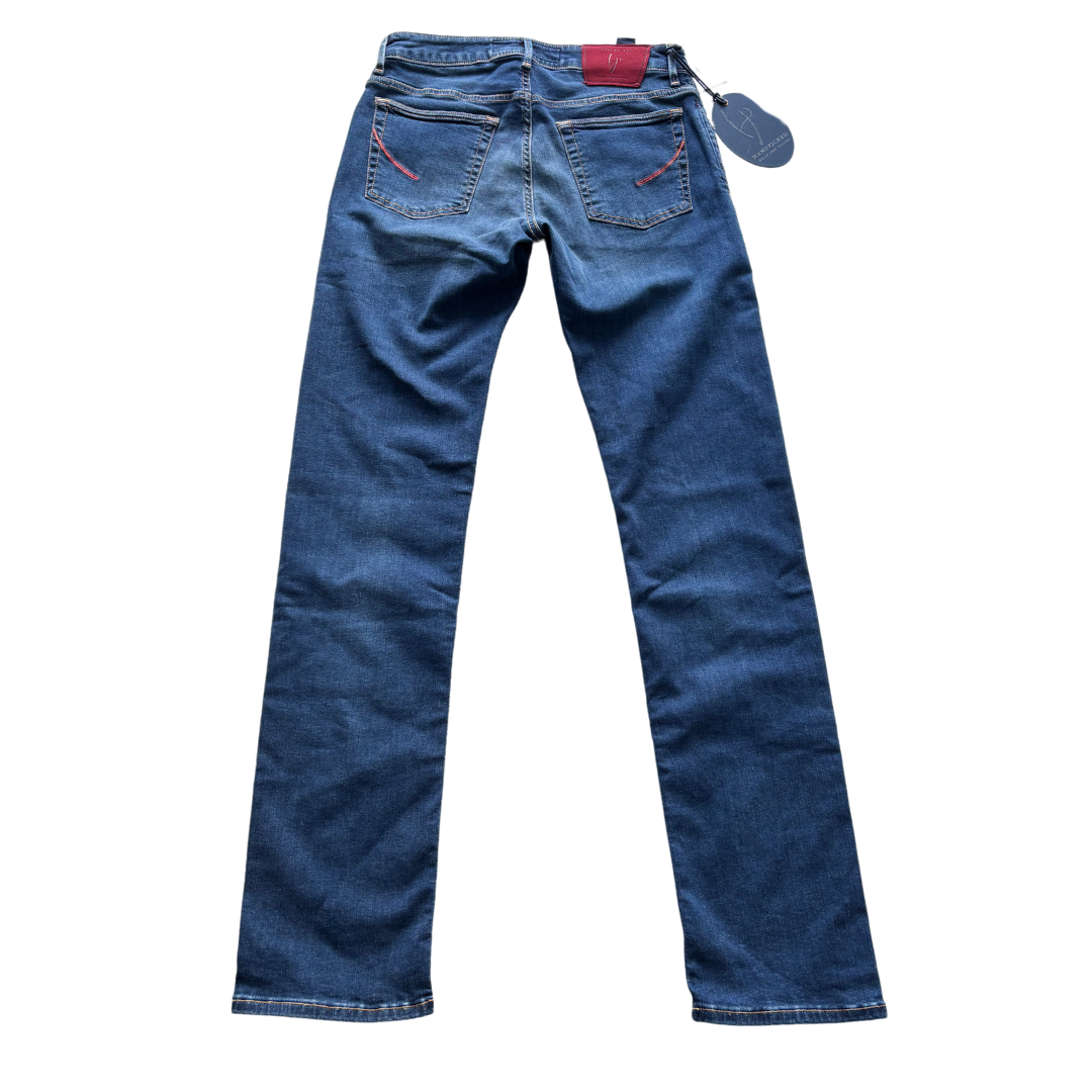 Handpicked Ravello Slim Fit Jeans (Navy Blue) (New)