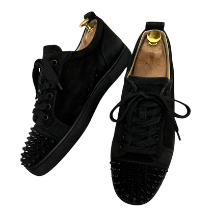 Christian Louboutin Louis Junior Spike Sneakers (Black)