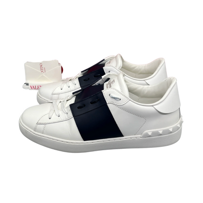 Valentino Garavani Open Sneakers (White Navy)