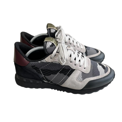 Valentino Garavani Rockrunner Sneakers (Dark Grey)