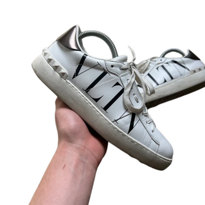 Valentino Garavani Open Sneakers (White Gold) (Women's)