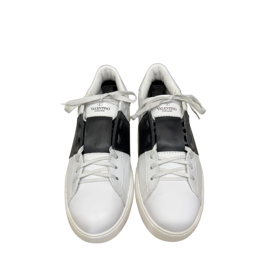 Valentino Garavani Open Sneakers (White Black)