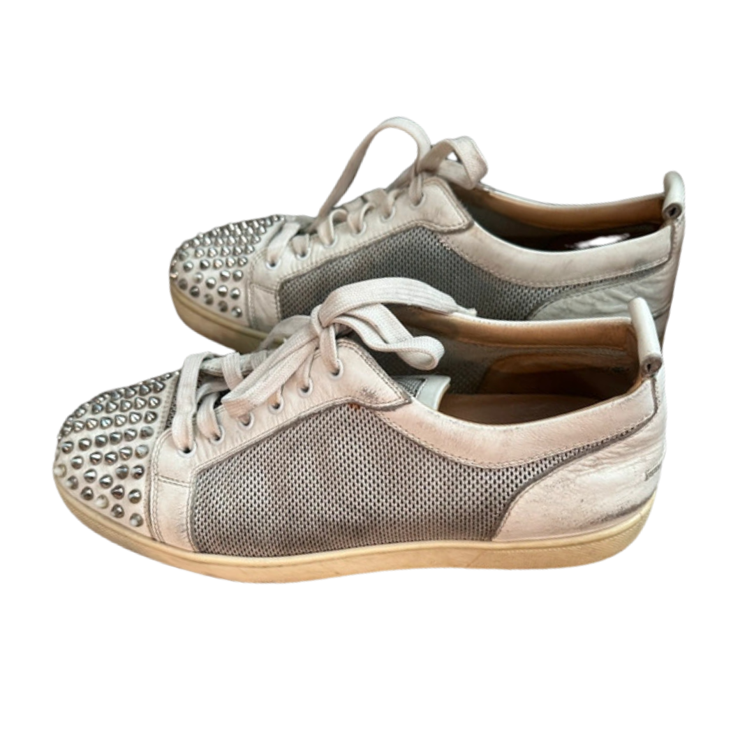 Christian Louboutin Louis Junior Spike Sneakers (White)