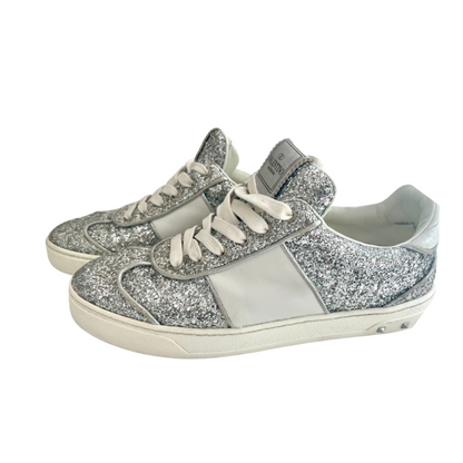 Valentino Garavani Flycrew Sneakers (Silver) (Womens)