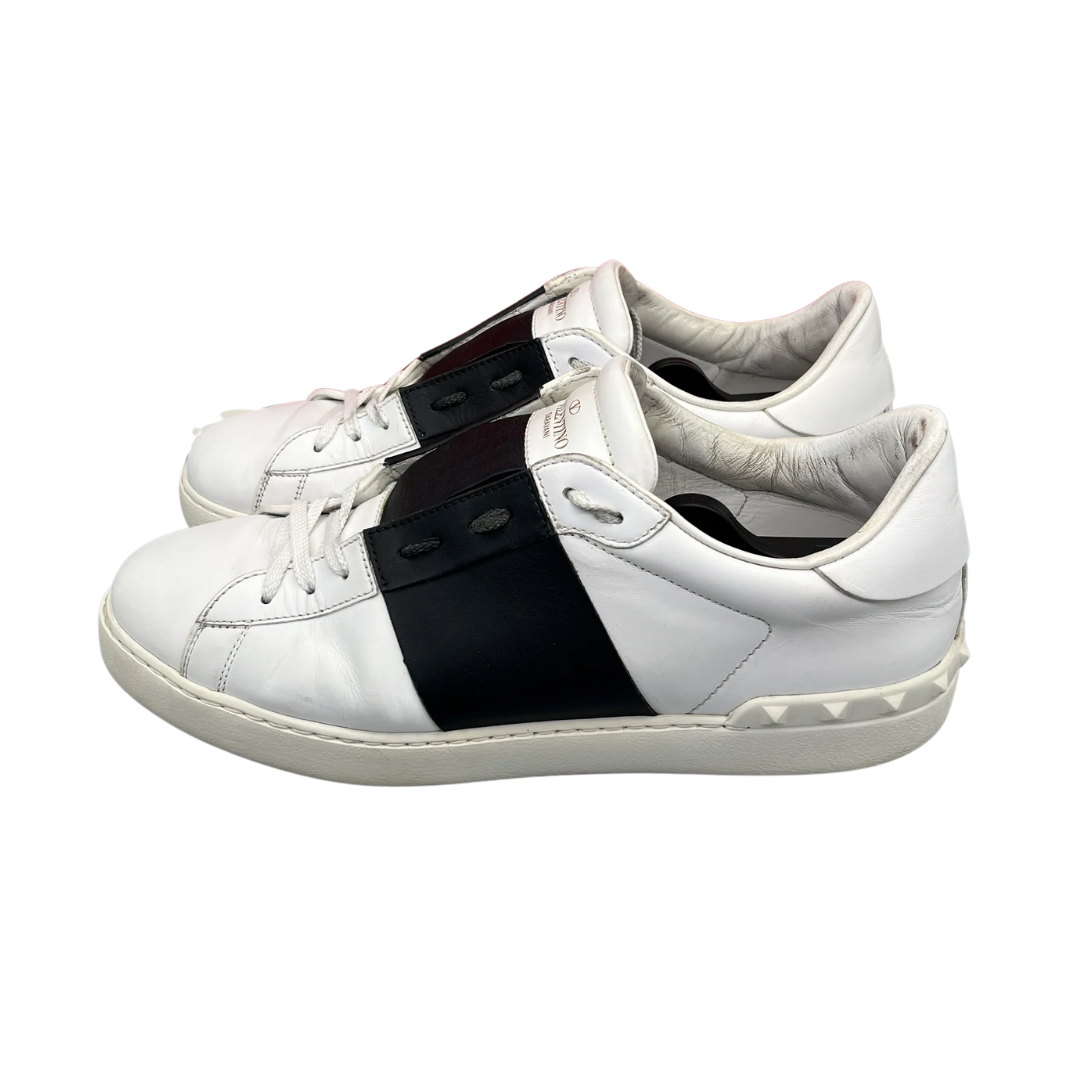 Valentino Garavani Open Sneakers (White Black)