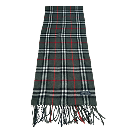 Burberry Scarf (Dark Grey) (Vintage)