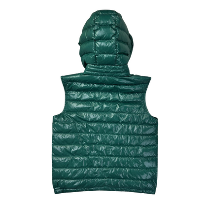Moncler Ragot Down Gilet Vest (Dark Green)