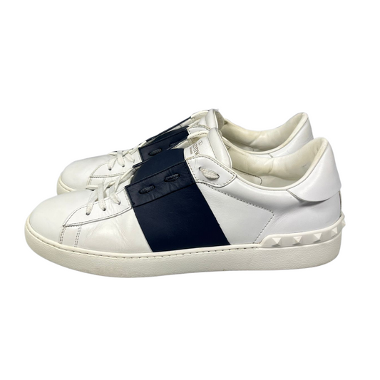 Valentino Garavani Open Sneakers (White Navy)