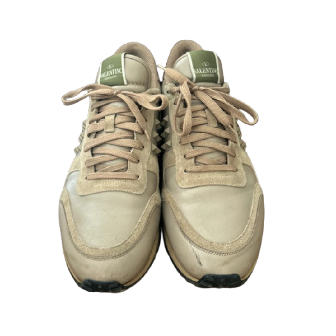 Valentino Garavani Rockrunner Sneakers (Beige)