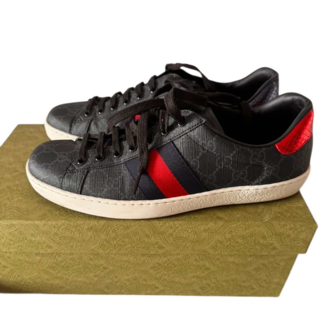 Gucci Ace Sneakers (Black)