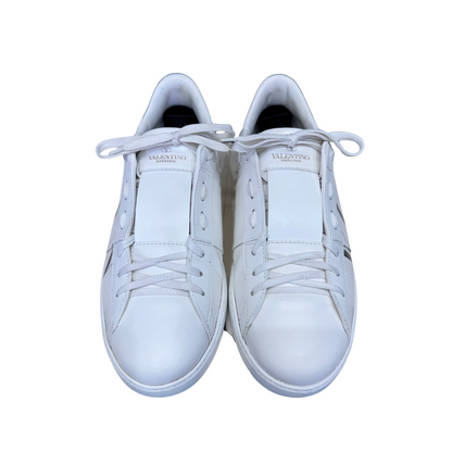 Valentino Garavani Rockstud VLTN Open Sneakers (White)