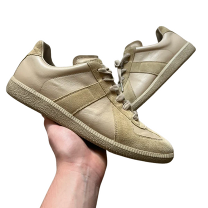 Maison Margiela Gat Sneakers (White &amp; Grey)