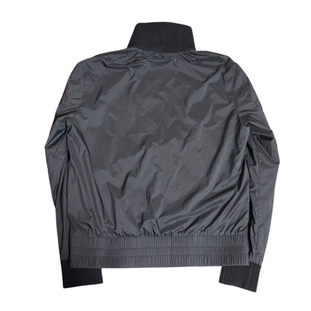 Moncler Maglia Nylon Cardigan Jacket (Black)