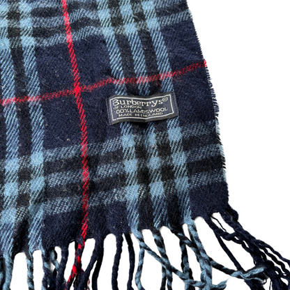 Burberry Scarf (Navy) (Vintage)