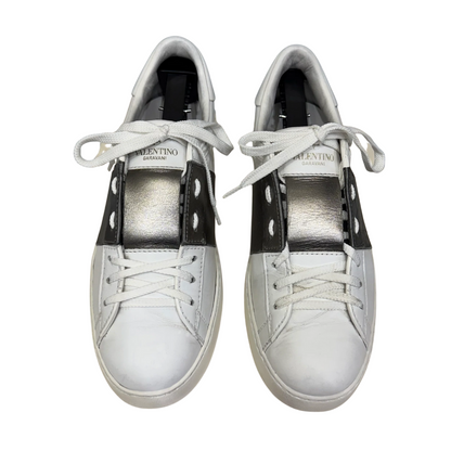 Valentino Garavani Open Sneakers (White Bronze) (Women's)