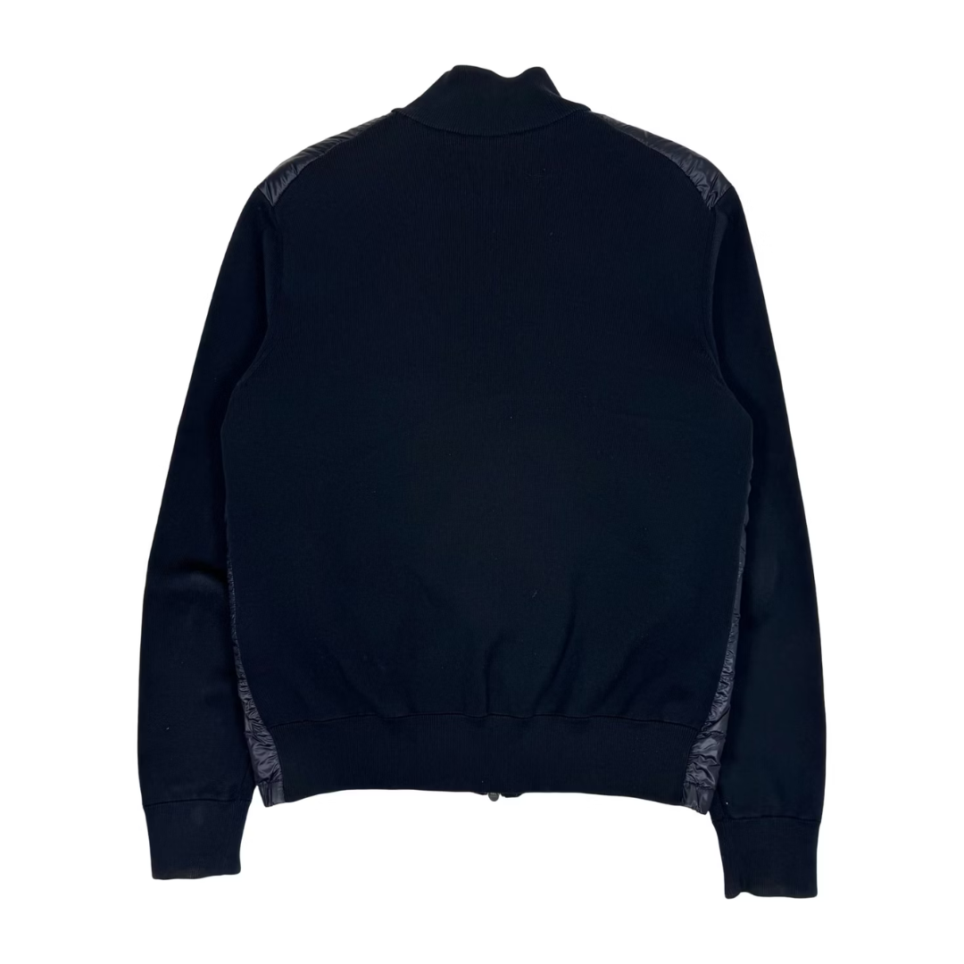 Moncler Maglia Down Cardigan Jacket (Navy)