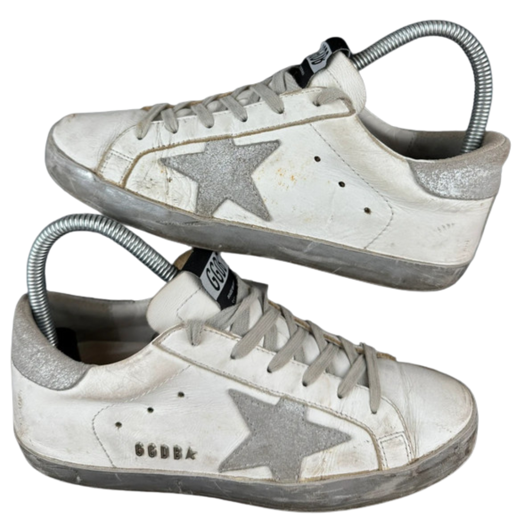 Golden Goose Superstar Sneakers (White) (Women's)