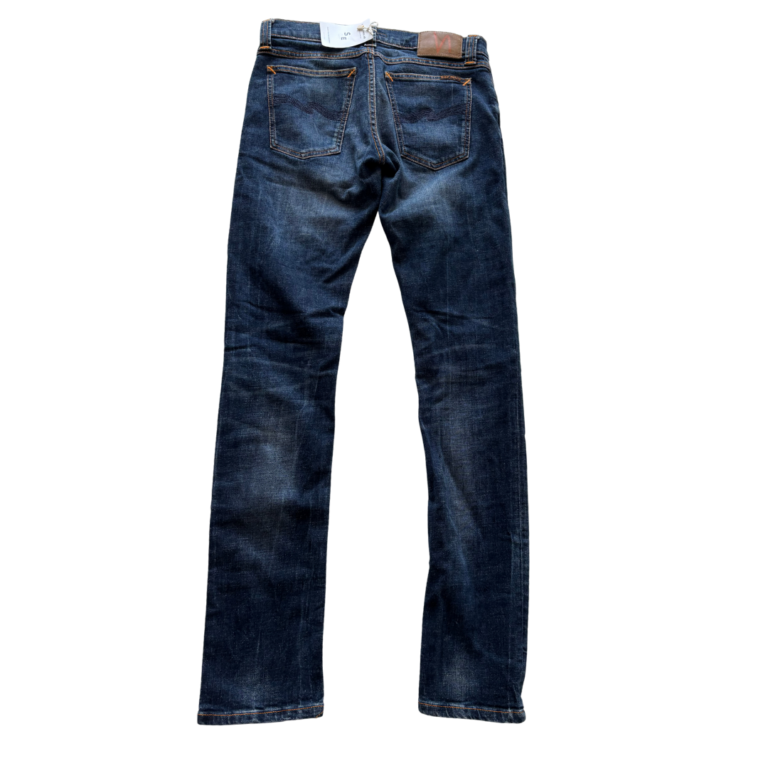 Nudie Tight Long John Slim Fit Jeans (Navy)