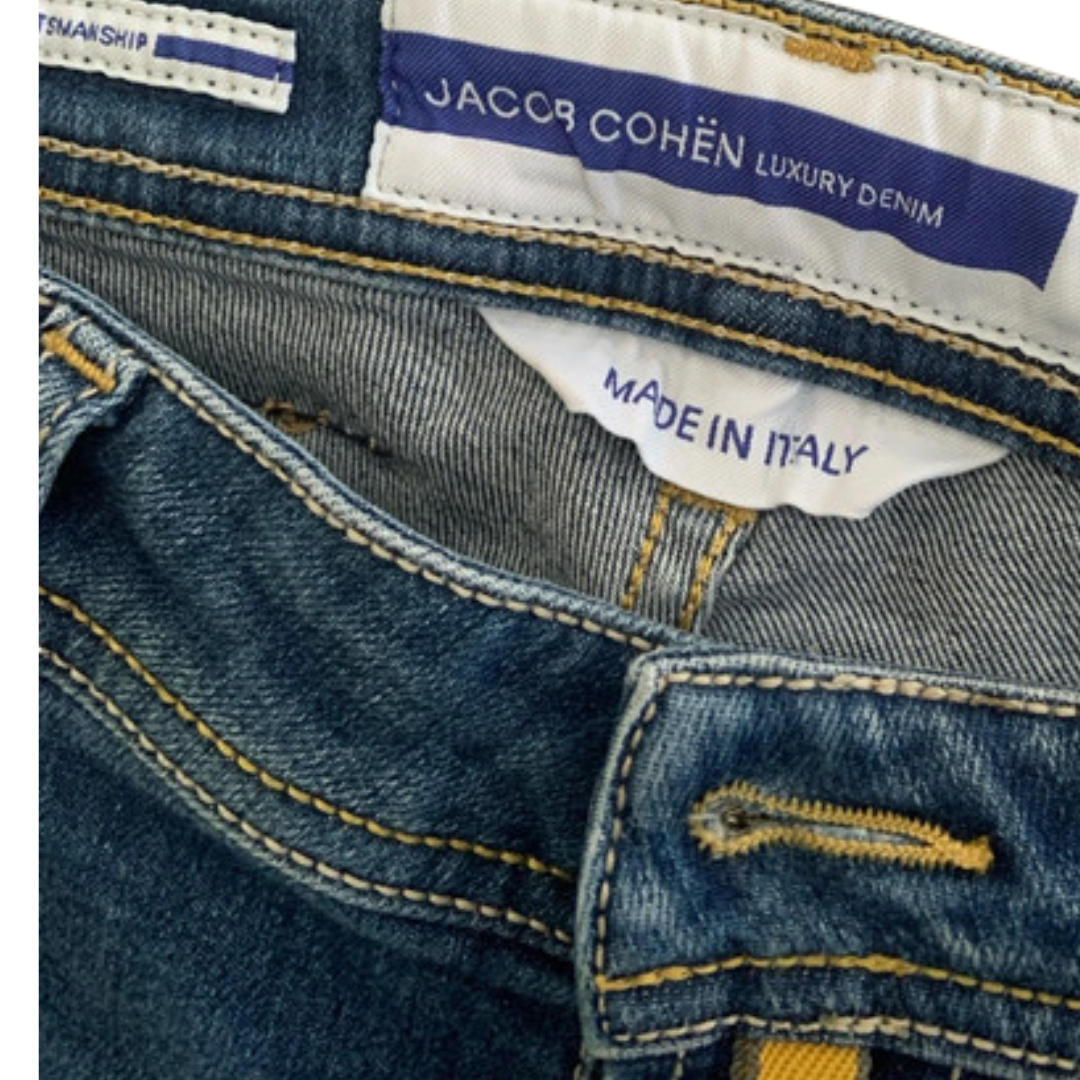 Jacob Cohën Nick Slim Fit Jeans (Navy)