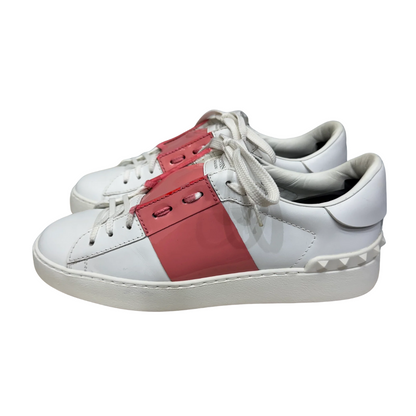 Valentino Garavani Open Sneakers (Patent Pink) (Women's)