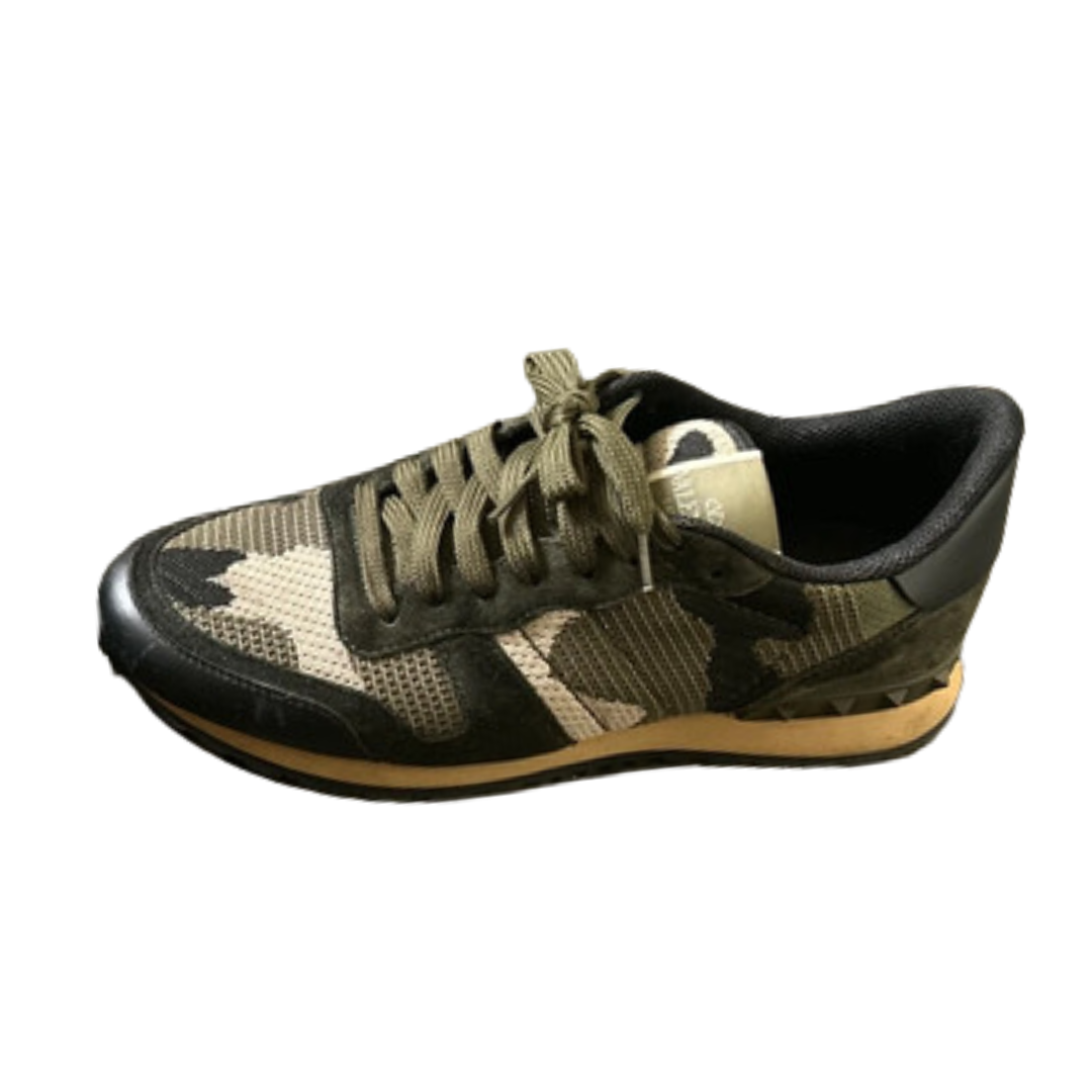 Valentino Garavani Rockrunner Sneakers (Dark Green)