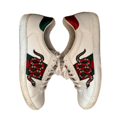 Gucci Ace Sneakers (White)