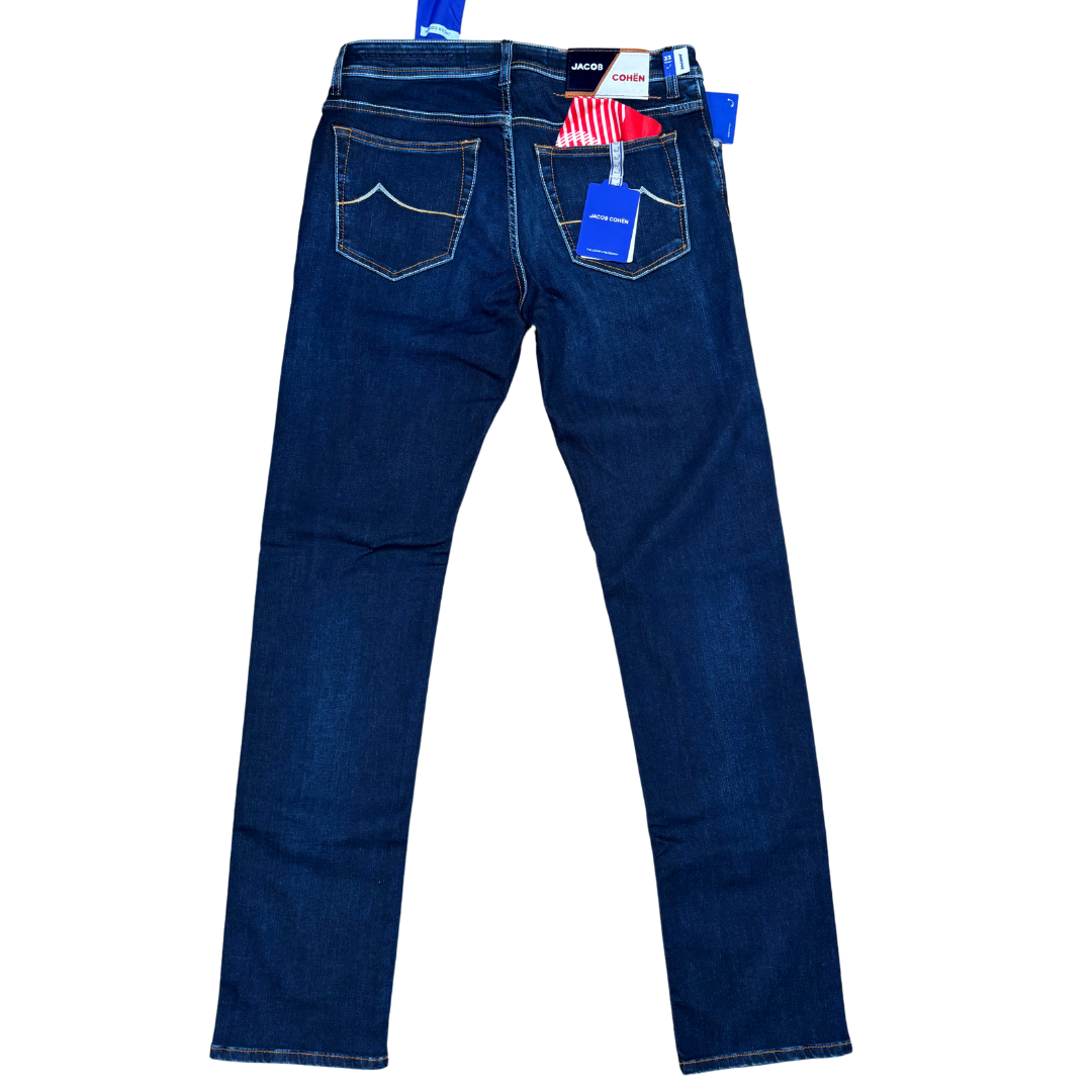 Jacob Cohën Bard Slim Fit Jeans (Navy) (New)