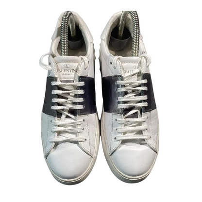 Valentino Garavani Open Sneakers (White Silver) (Womens)