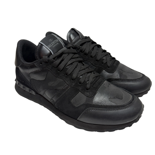 Valentino rockrunner sneakers (black)