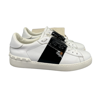 Valentino Garavani Open Sneakers (Patent Black)