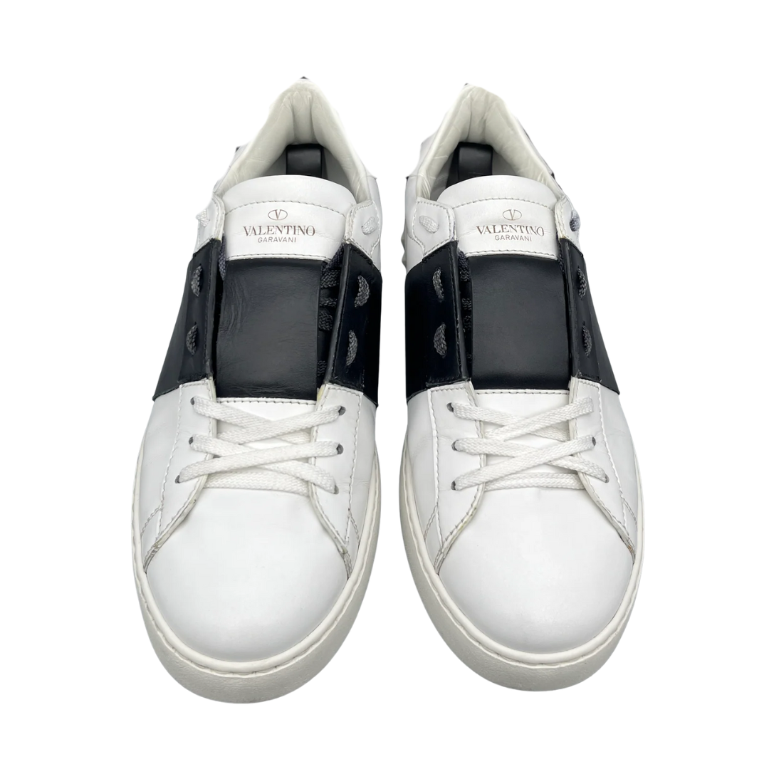 Valentino Garavani Open Sneakers (White Black)