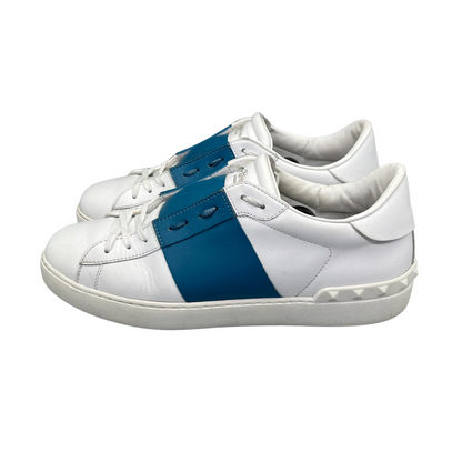 Valentino Garavani Open Sneakers (White Blue)