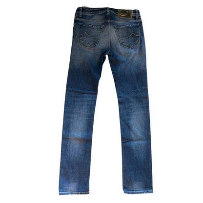 Jacob Cohën Bard Distressed Slim fit Jeans (Navy Blue)