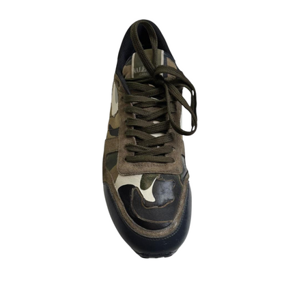 Valentino Garavani Rockrunner Sneakers (Camo Beige)