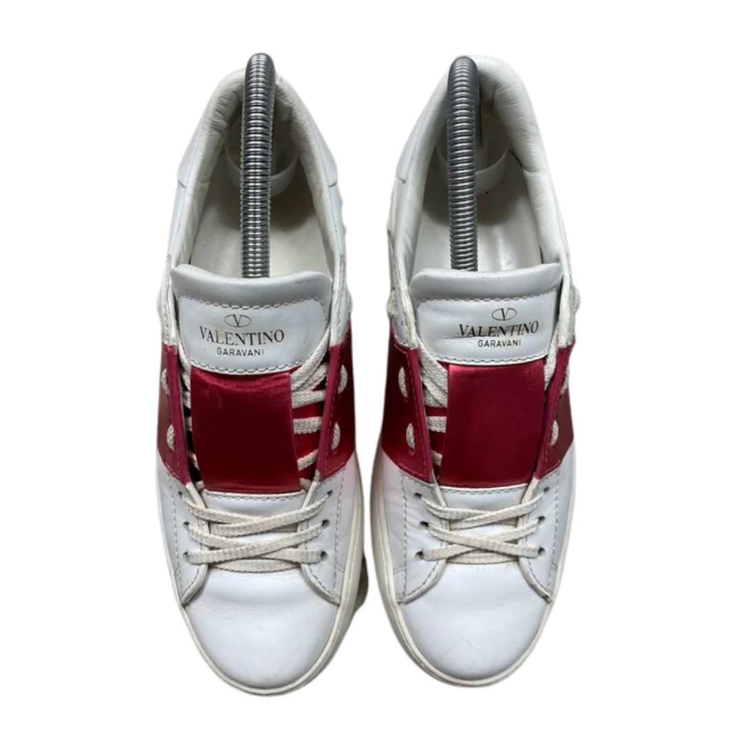 Valentino Garavani Open Sneakers (White Rose) (Womens)