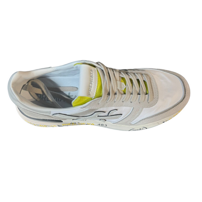 Premiata NOUS 6655 Sneakers (White Grey) (New)