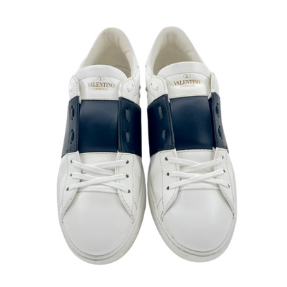Valentino Garavani Open Sneakers (White Navy)