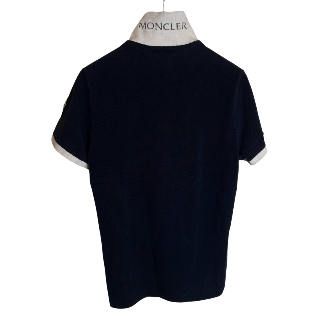 Moncler Maglia Polo Shirt (Navy)