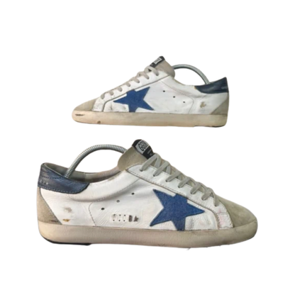 Golden Goose Superstar Sneakers (White)