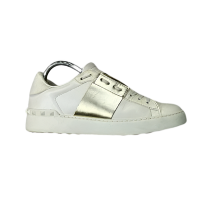 Valentino Open Sneakers (Gold) (Womens)