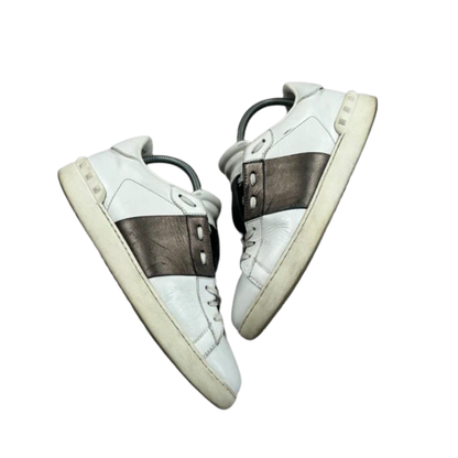 Valentino Garavani Open Sneakers (White Bronze)